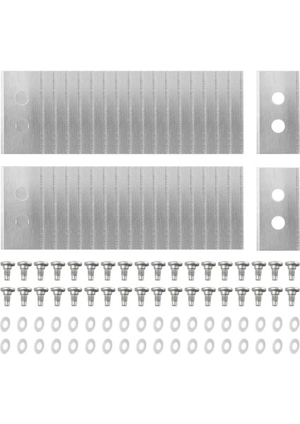 36PCS Yedek Bıçaklar Mamomist Luba &amp; Yuka Için Yıkayıcı Vidalı Tüm Serileri, Yedek Robotik Çim Makinesi Bıçakları (Yurt Dışından)
