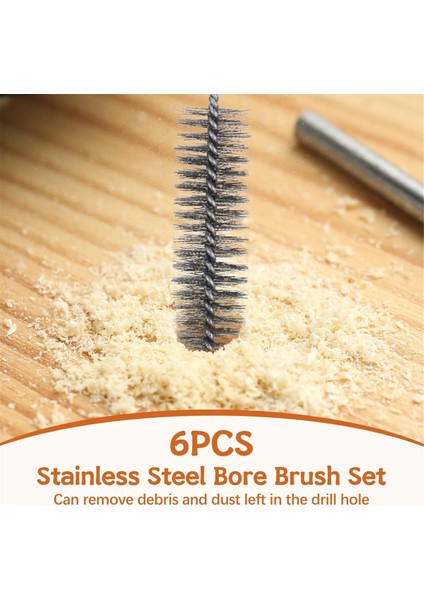 Matkap Deliği Fırçası Seti 8/12/16/20/25/30 mm Temizlik Fırçası Paslanmaz Çelik Delik Fırçaları Çekiç Matkapları Için Temizlik Fırçaları (Yurt Dışından) indirimleri