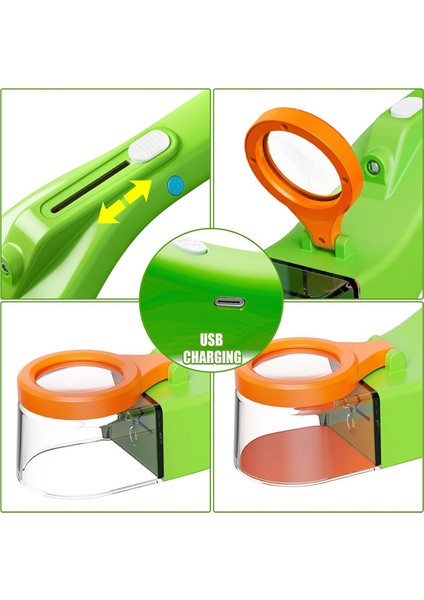 Böcek Vakumlu Böcek Yakalayıcı, LED Işıklı Örümcek Böcek Yakalayıcı A (Yurt Dışından) fırsatları