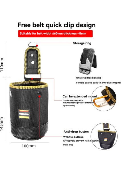 Nakıoo Çivi Vida Saklama Çantası Hızlı Asma (Yurt Dışından) indirimleri