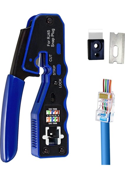 Cat5 Cat6 A Için RJ45 Sıkma Aleti Seti (Yurt Dışından) fiyatları