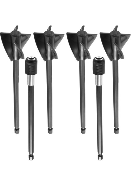 Epoksi Reçine Boya Mikser Kürekler Matkap Için, 4 Pcs Yeniden Kullanılabilir Boya Karıştırıcı Reçine Matkap Mikser Kürekleri ve 2 Pcs Uzatma Çubukları (Yurt Dışından) modelleri