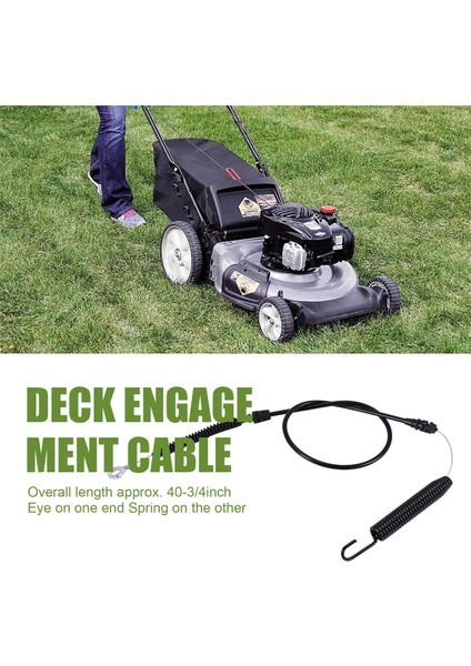 Güverte Nişan Kablosu 946-05124A, Craftsman Huskee Murray 746-05124A Için Mtd&#39;nin Değiştirildi 746-05124A 746-05124 946-05124 Çim Biçme Makinesi (Yurt Dışından) fırsatları