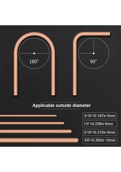 Bakır Borular Için 180 Derece 4'ü 1 Arada Kombine Boru Bükme Makinesi Kırmızı (Yurt Dışından) fiyatları