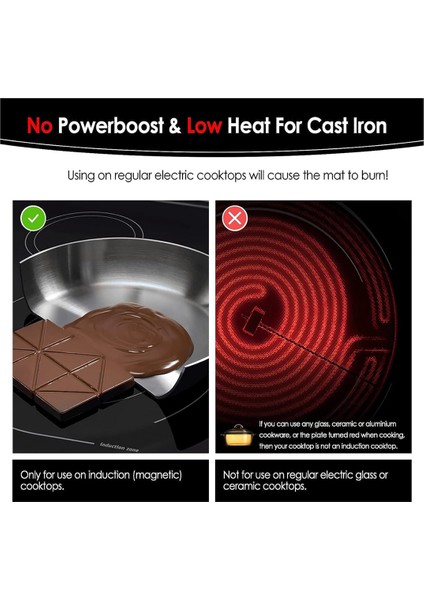 Büyük Indüksiyon Ocak Protector Mat 20.4X30.7 Inç, Elektrikli Soba Burner Cam Soba Kapağı Olarak Antiscratch&#39;ı Kapsar (Yurt Dışından) indirimleri