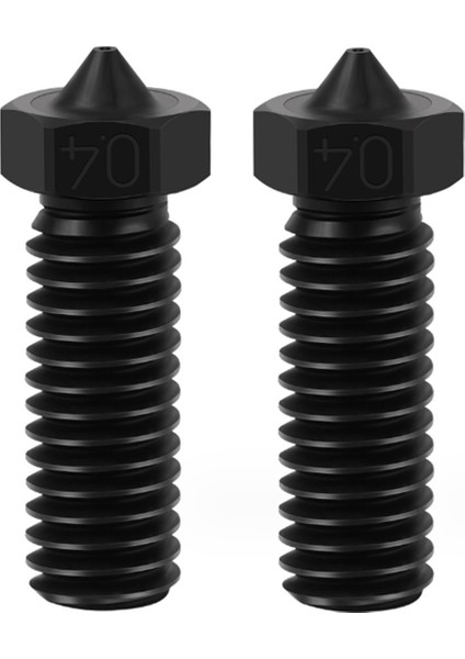 2pcs Cht Volkan Nozul Sertleştirilmiş Çelik, 0.4 mm Yüksek Akışlı Yanardağ Hotend Ekstrüder Nozulları (Yurt Dışından)