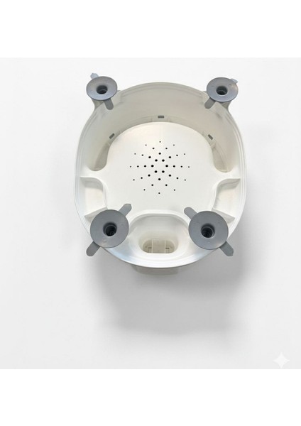 Önden Açılır Bebek Banyo & mama Oturağı Beyaz