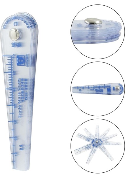 Plastik Kalınlık Ölçer 0,05-1 mm Kalınlık Ölçüm Aletleri 13'ü 1 Arada (Yurt Dışından) fiyatları