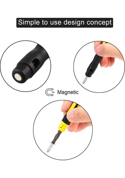Ev Onarımı Için 3'lü Paket 4'ü 1 Arada Cep Tornavidası (Yurt Dışından) modelleri