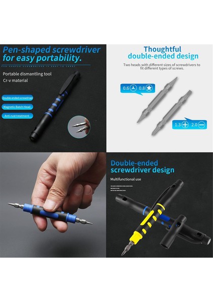 Ev Onarımı Için 3'lü Paket 4'ü 1 Arada Cep Tornavidası (Yurt Dışından) fırsatları