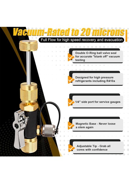 Soğutucular Için Hvac Vana Çekirdeği Çıkarma Aleti (Yurt Dışından) fırsatları