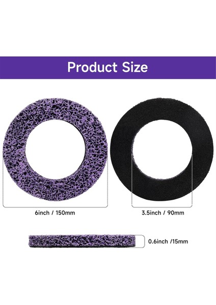 Adet Kaba Temizleme Diski Çapı 150 mm Csd Disk Naylon Kumaş Disk (Yurt Dışından) modelleri