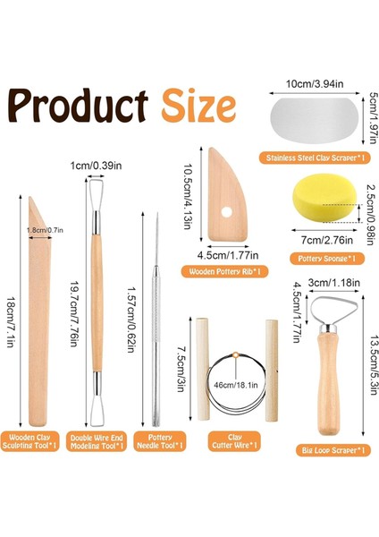 Çömlek Aletleri Ahşap Oklava, Öğretim Çamur Çubuğu Kılavuzu (Yurt Dışından) modelleri