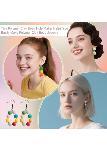 Kil Boncuk Deliği Açma Polimer Kil Aleti (Yurt Dışından) modelleri