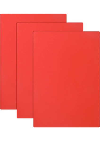 Lazer Gravür Makinesi Için 3 Adet Kauçuk Damga Sayfası, Kırmızı (Yurt Dışından)