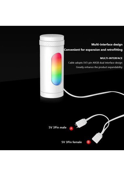 Argb Grafik Kartı Destek Braketi Yerleşik 5V3 Pin Argb Senkronizasyon Lambası Manyetik Dikey Teleskopik Dönen Stant Braketi A (Yurt Dışından) indirimleri