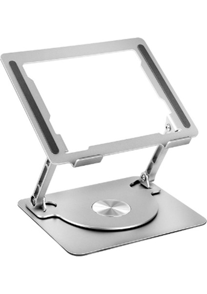 Isı Dispidasyon Bilgisayar Standı Kaldırma 360 ° Dönen Dizüstü Bilgisayar Ipad MacBook Huawei Lenovo Bilgisayar Gümüş (Yurt Dışından) fırsatları