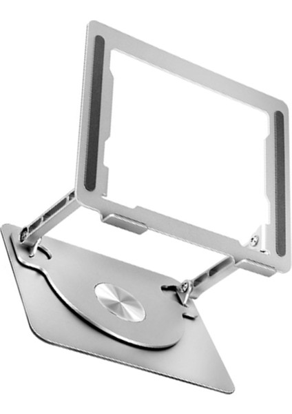 Isı Dispidasyon Bilgisayar Standı Kaldırma 360 ° Dönen Dizüstü Bilgisayar Ipad MacBook Huawei Lenovo Bilgisayar Gümüş (Yurt Dışından) indirimleri