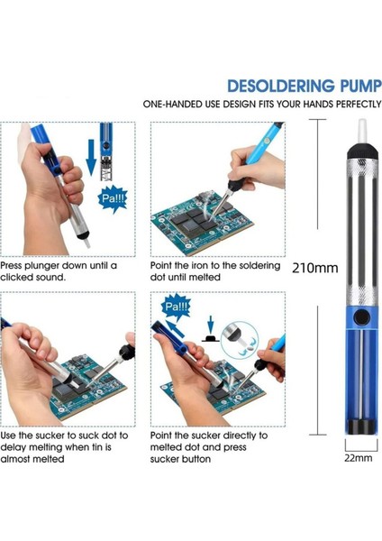 80W Lehimleme Demiri Seti Ayarlanabilir Sıcaklık LCD Lehim Aleti (Ab) (Yurt Dışından) fırsatları