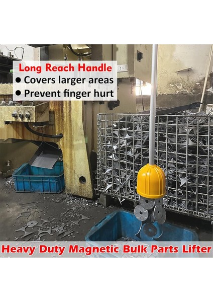 Toplu Parça Kaldırıcı Uzun Menzilli Sap, Güçlü Malzeme Taşıma Mıknatısı (Yurt Dışından) fiyatları