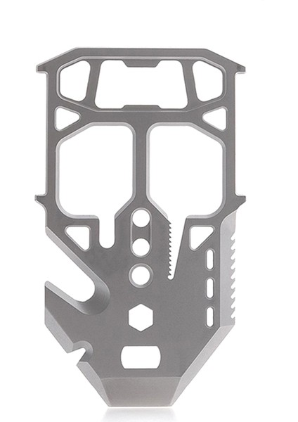 Taşınabilir Edc Paslanmaz Çelik Bıçak Açık Hava Taşınabilir Alet Gümüş B (Yurt Dışından)