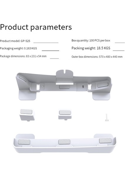 Ps5 Için Yatay Stand Ps5 Slim / Pro Alan Tasarlayan Tasarım Için Şık Taban Güvenli Montaj Havalandırmayı Geliştirir (Yurt Dışından) indirimleri