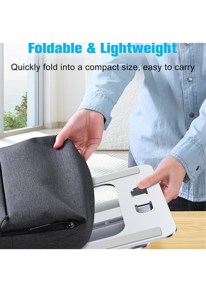 Ergonomik Dizüstü Bilgisayar Standı, Dizüstü Bilgisayarlar Için Ayarlanabilir Alüminyum Alaşım Masa Yükseltici (Yurt Dışından) modelleri