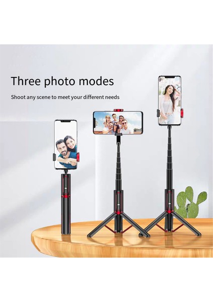 Selfie Stick Tripod Telefon Stand Tutucu Bluetooth ile Tripod Uzatılabilir Katlanabilir Monopod (Yurt Dışından) fırsatları