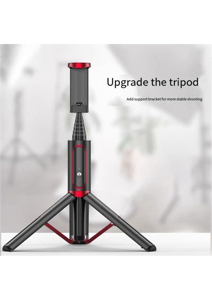Selfie Stick Tripod Telefon Stand Tutucu Bluetooth ile Tripod Uzatılabilir Katlanabilir Monopod (Yurt Dışından) indirimleri