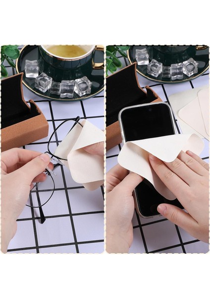 20 Adet Deri Süet Kumaş Süet Çömlek Aletleri 3,9 x 3,9 Inç (Yurt Dışından) indirimleri