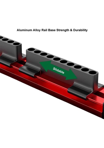 1/4 Altıgen Uç Düzenleyici, 40 Delikli Kayar Tornavida Ucu Rayı Tutucu (Yurt Dışından) modelleri