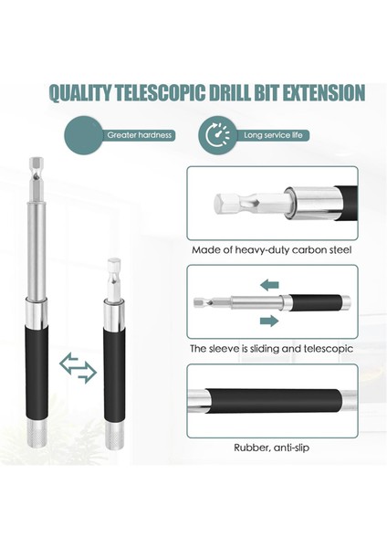 Adet Ölçeklenebilir Manyetik Vida Sürücüsü Kılavuzu Matkap Ucu Tutucu (Yurt Dışından) indirimleri