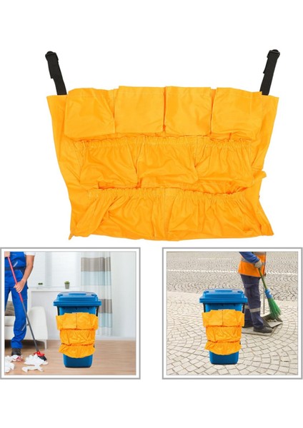 Çöp Kutusu Caddys Çantası, Ticari Temizlik Çantası, 32-50 Galonluk Kutuya Uygun (Yurt Dışından) indirimleri