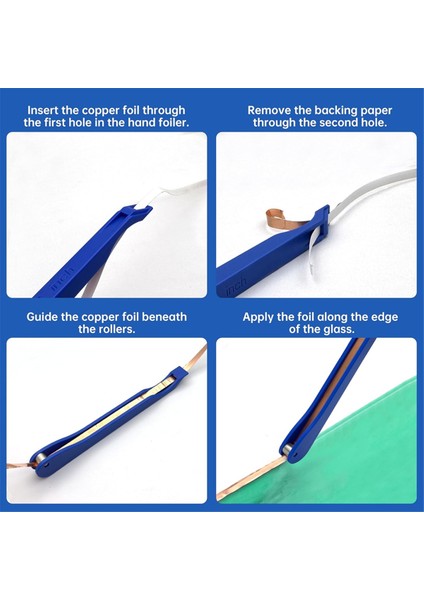 Vitray Bakır Folyo Aracı (1/4 Inç) (Yurt Dışından) indirimleri