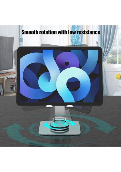 360 ° Dönen Tablet Stand Alüminyum Alaşım Karbon Çelik Masaüstü Tablet Tablet Telefon Stand 12,9 Inç Içinde (Yurt Dışından) fırsatları
