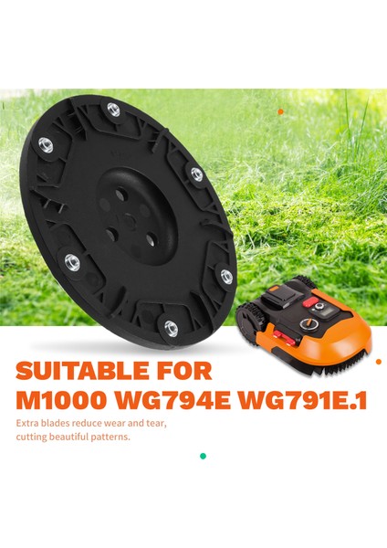 Rsd-01 Worx Landroid Için Çim Biçme Makinesi Kesici Disk Döner Tabla (Yurt Dışından) indirimleri