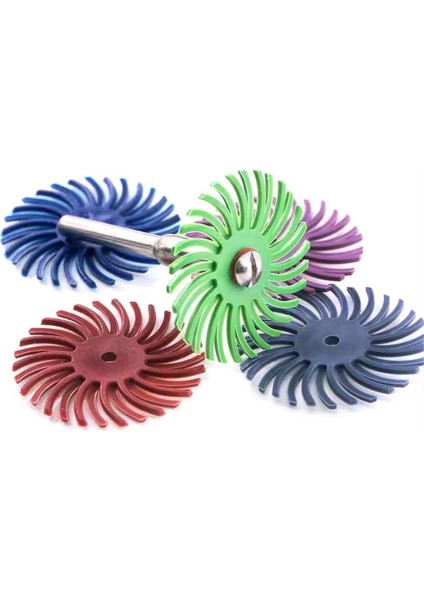 Döner Aletler Için 3 mm Şaftlı 48 Parça 1 Inç Radyal Kıl Disk Takımı (Yurt Dışından) fiyatları