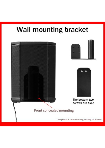 Bose S1 Pro/s1 Pro+ Hoparlör Için Çok Işlevli Duvar Montaj Braketi Siyah (Yurt Dışından) indirimleri