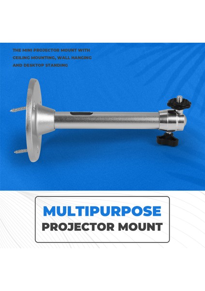 Mini Projektör Tavan Montajı, Projektör Askı Dr.j Vankyo Qkk ​​projektör/cctv/webcam/carmera Yükü 11 Lbs Için Uyumlu (Yurt Dışından) indirimleri