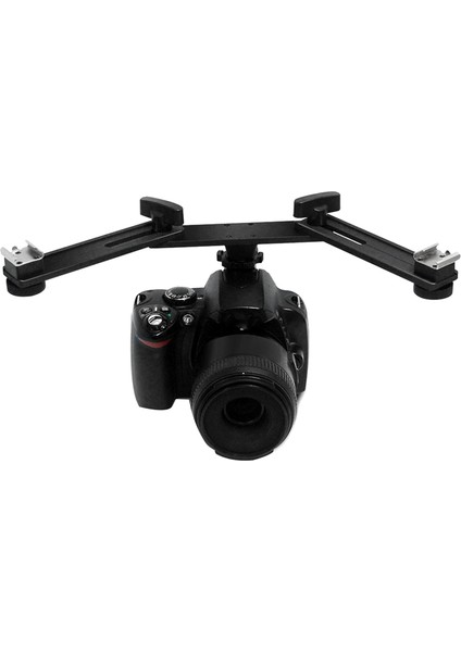 Kamera Videosu Için Çift Sıcak Ayakkabı Montaj Braketi Dslr Kameralar Makro Için Twin Hızlı Işık Flaş Tutucu Stand (Yurt Dışından) fiyatları