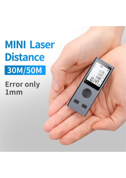 50M Minismartlaserdistancemetermeasure Kızılötesi Mesafe Ölçer (Yurt Dışından) indirimleri