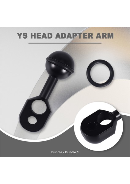 1 Inç Bilyadan Ys Baş Klips Kolu Eylem Için Video Kamera Işığı Dalış Bilyası Kafası Kelebek Klips Adaptör Montaj Aksesuarları (Yurt Dışından) fırsatları