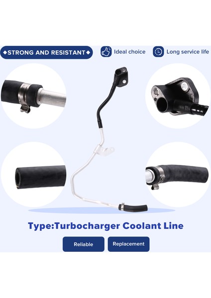 2782000500 Mercedes Benz GL450 GL550 GLS550 ML550 GLE550 2013-2019 Için Araç Turboşarj Soğutma Hattı 2782001200 (Yurt Dışından) indirimleri