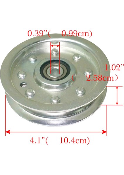 Mtd Için Tek Yuvalı Beyaz Çinko Kasnak Çim Biçme Makinesi Kasnağı Kayış Kasnağı (Yurt Dışından) fiyatları