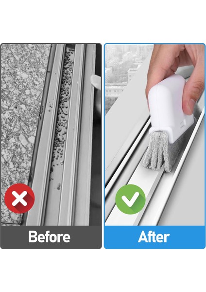 Pencere Ray Temizleme Seti, Pencere Oluk Temizleme Fırçası Aletleri (Yurt Dışından) fırsatları