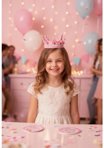 Doğum Günü Tacı - Renkli Prenses Taç (Çocuklar Için) fiyatları