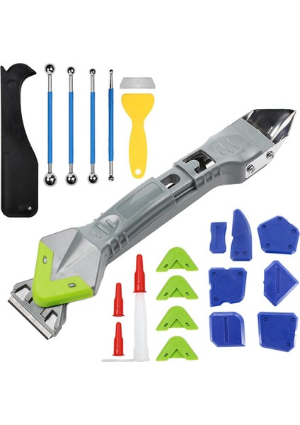 Çok Işlevli Beşi Bir Arada Dikiş Güzelleştirme Kiti Tutkal Kazıma ve Macunlama Alet Takımı (Yurt Dışından)