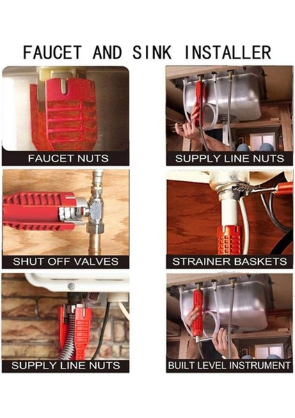 Çok Işlevli Lavabo Anahtarı Su Borusu Musluğu Banyo Mutfak (Yurt Dışından) indirimleri