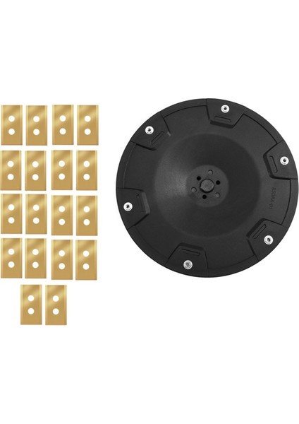 RSDRA01 Çim Biçme Makinesi Kesici Kafası 18 Bıçaklı Bahçe Elektrikli Aletleri (Yurt Dışından)