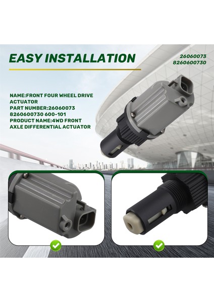 Chevy Gmc Canyon Yukon Isuzu Için 4WD Ön Dört Tekerlekten Çekiş Aktüatörü (Yurt Dışından) indirimleri